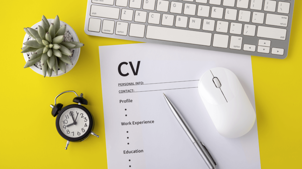 how to write a cv