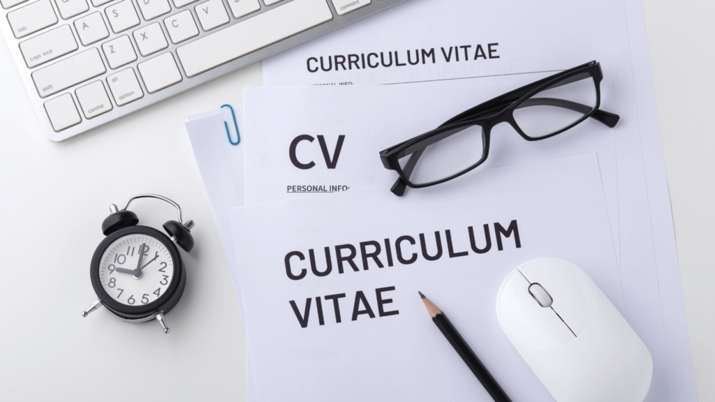 how to write a cv for job application